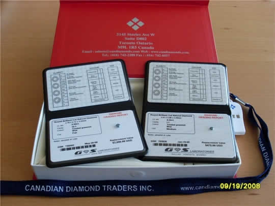 Бриллианты Canadian Diamond Traders Inc